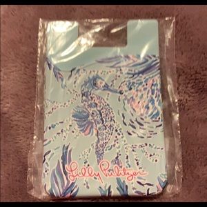 -Lilly Pulitzer card holder for phone